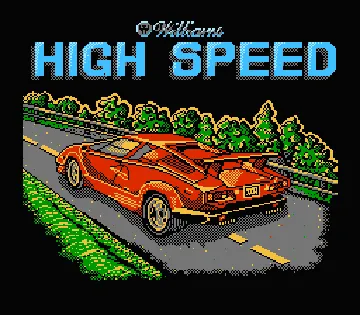 High Speed (USA) screen shot title